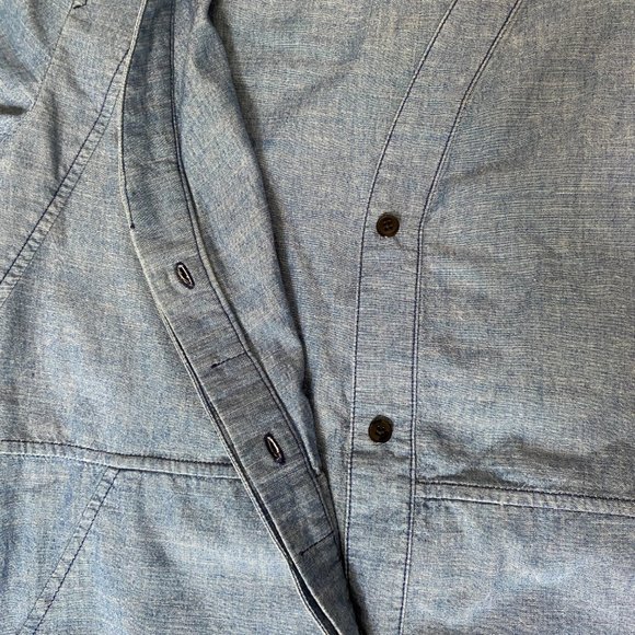 Proenza Schouler Chambray V-Neck Dress - Picture 12 of 15